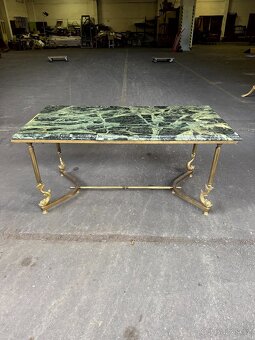 Konferenční zelený mramorový stůl (132033) - 3