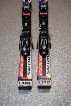 Dětské lyže SALOMON 110cm + hůlky 95cm - 3