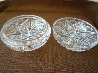 Broušené sklo – dóza - 3