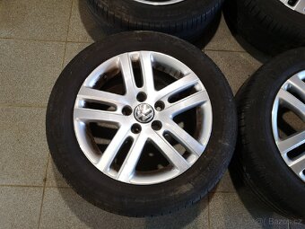 Vw Golf, Caddy alu + letní 205/55/16. - 3
