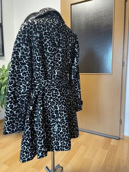 Dámský kabát leopardí vzor vel M-L - 3