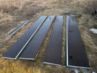 Dvojité sekční garážová vrata 485cm x 215cm - 3