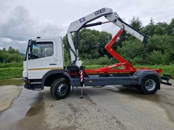 Mercedes Atego 1618 hákový nosič kontejnerů s hyd.rukou - 3