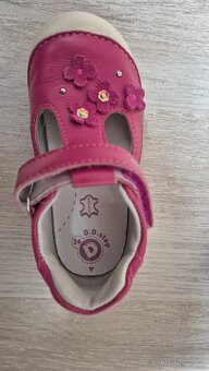 Kožené dívčí botičky D.D.step + další zdarma - 3