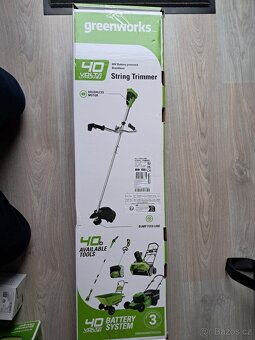 AKU KŘOVINOŘEZ GREENWORKS GD40BCB2 40V - 3