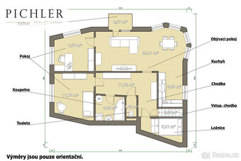 Pronájem, byt 3+kk, 78 m², Chodov - 3
