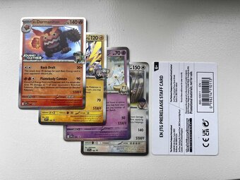 Journey Together STAFF Promo Set (4 karty) Pokemon - 3