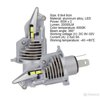 LED žárovky H4 - 3