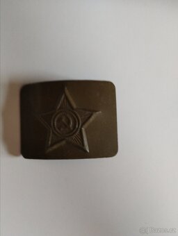 ❗ SSSR PŘEZKA HNĚDÁ, ORIGINÁL, NOVÉ❗ - 3