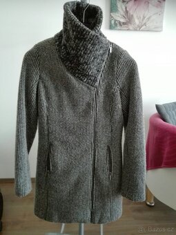 Dámský vlněný kabát 36 Camaieu - 3