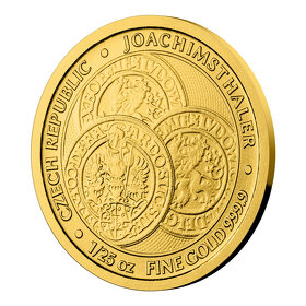 zlatá mince TOLAR 1/25 Oz, 2022, číslovaný, limit 500 ks - 3