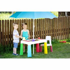 Dětská sada stoleček a židlička Multifun blue - 3