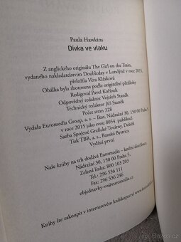 SLEVA - Dívka ve vlaku (Paula Hawkins) 1. vydání - 3
