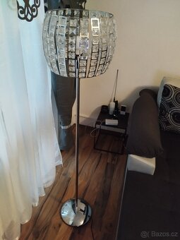 Lampa stojící křišťálová - 3