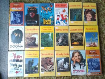 Originální VHS kazety - filmy, pohádky, dokumenty - 3
