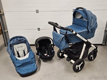 Kočárek 3v1 Baby Design Lupo Comfort, trojkombinace + Cybex - 3