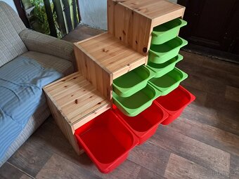 Ikea úložná sestava Trofast schody borovice - 3