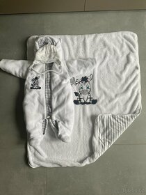 Set zimního overalu New Baby Zebra, dečky a čepičky - 3