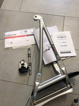 Skládací tandemový závěs FollowMe + Woom adaptér - 3