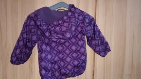 Dívčí fialová podzimní bunda vel. 86 - 3