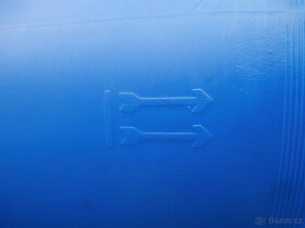 Sudy plastové modré 200 litrů za 500 kč - 3