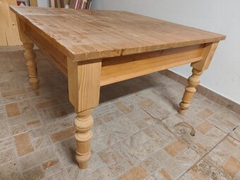 Stary krásný dřevěný stolek - 3