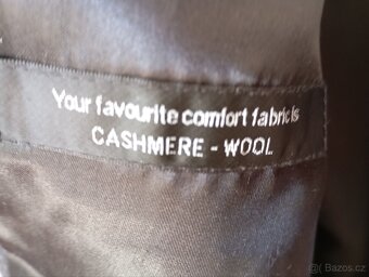 Pánský kabát, kašmírový - 3