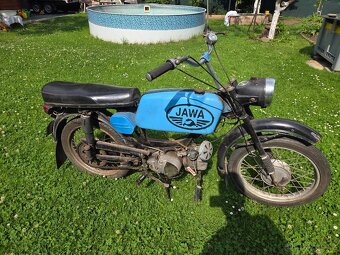 Jawa 23 Mustang bez TP, modrý 1. - 3