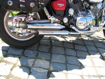 Yamaha Virago Nové Nerezové Laděné Výfuky Thundering Eagle - 3