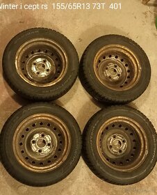 Zimní pneumatiky R 13. 4 kusy, kompletně - 3