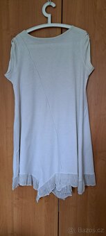 Dámské smetanové neformální ŠATY Butik - 3