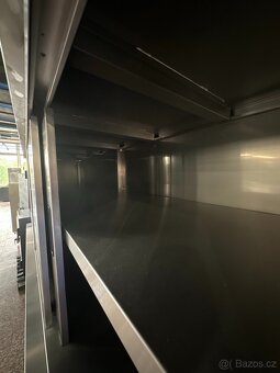 Nerezový stůl se čtyřdvéřovou skříňkou 250x64,5x90cm - 3