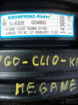 PRODAM=DYSKY 4X100 RENAULT R-14 - 3