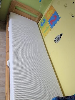 Dětská postel včetně matrace a roštu, jako nová 80x200 - 3