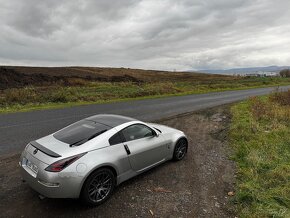 350Z - alu sada R18, ZÁNOVNÍ pneu Conti, podložky - 3