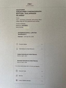 IWC Aquat. Galapagos Islands 2022 - mez. záruka 4.4.2030 - 3