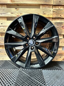 Škoda Fabia III, Rapid - originální ALU disky 5x100 R17 - 3
