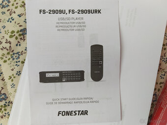 Fonestar FS-2909U - Profesionální USB / SD / MP3 přehrávač - 3