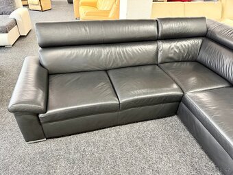 Sedací souprava rohová - kůže - 3