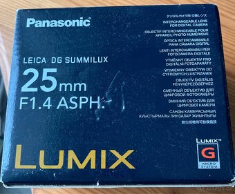 Panasonic Lumix 25mm f/1.4 - 3