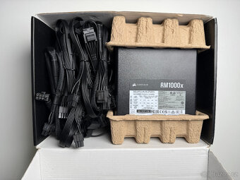 Corsair RM1000x 1000W Gold – Plně modulární, Top Stav - 3