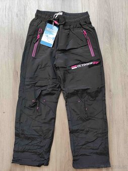 Šusťákové zimní kalhoty nové - 3