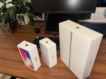 Krabičky od iPhone 7, iPhone X, iPad Air - 3