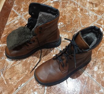 Kožené boty Rieker - 3