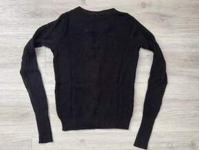 Dámský svetr ZARA, černý, vel. XS - 3