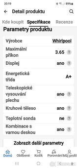 Prodám vestavěnou troubu whirpool - 3