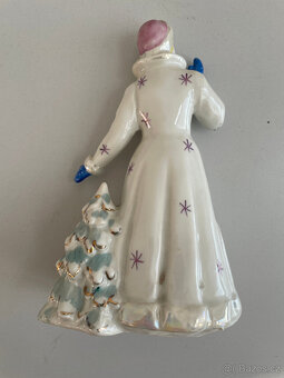 Porcelánová soška Sněhurka - SSSR - zn. Dulevo - 3