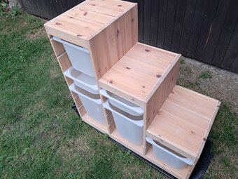 Ikea úložná sestava Trofast borovice schody - 3