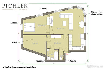 Pronájem, byt 3+kk, 76 m², Chodov - 3