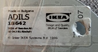bily stul ikea linnmon adils 150 x 75, vyska 74 - 3